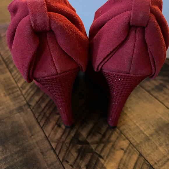 Red wedge heels - Picture 5 of 6